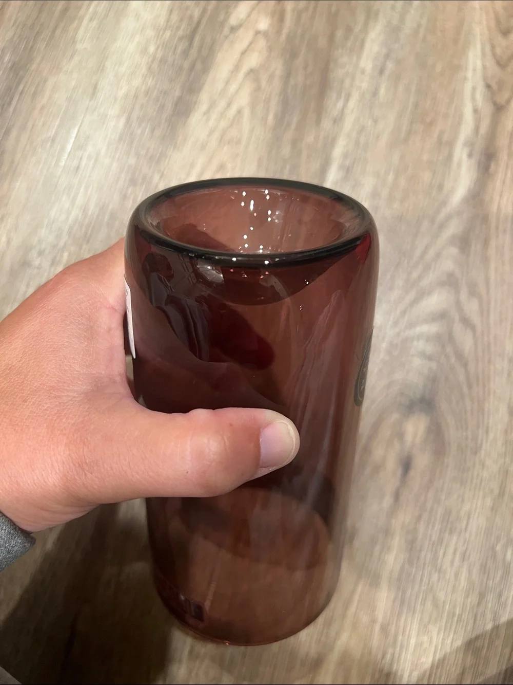 Sphere Glass Tall Tumbler Set in Amber Brown by